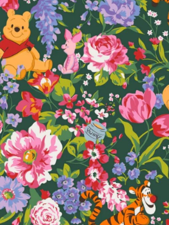 Vera Bradley Winnie the Pooh Springtime Floral Lorman Sling Crossbody Bag - Picture 4 of 4